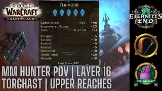 Solo Flawless Layer 16 The Upper Reaches | Torghast | MM Hunter POV | ilvl 253 | WoW 9.2