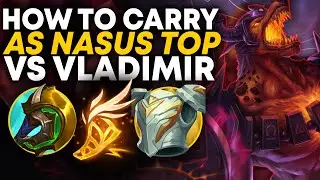 How to Carry as Nasus Toplane in Season 11 vs Vladimir! Rank 1 Nasus | Carnarius | League of Legends