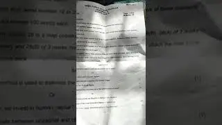 CBSE class 9 question paper of Ssc latest paper 2019