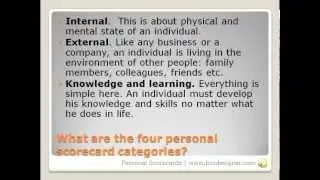 Personal Balanced Scorecard - achieve personal goals with BSC