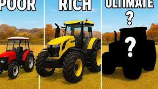 FS18 Poor vs Rich vs Ultimate ? | Farming Simulator 18 Timelapse | Solo Gameplay