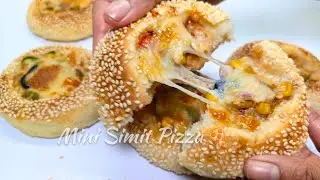 10-Minute Mini Simit Pizza | Best Iftar Snack Idea | Ramadan series🌜Ep 8| Iqra Sadam |