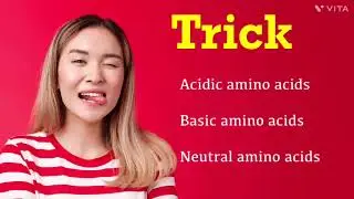 Acidic,Basic,Neutral amino acid learning trick, Biomolecule,amino acids