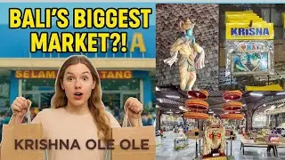 BALI  Krishna Ole Ole the BIGGEST   Souvenir Market | Full Shopping Tour | Cheap Gifts in Bali