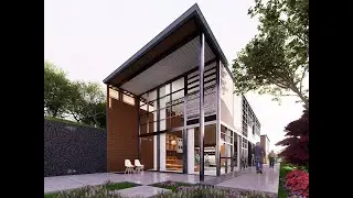 Eames House D5 Rendering Practice
