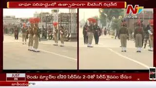 Thousands attend in Beating Retreat at Attari Border after Air Strike on Balkot | NTV
