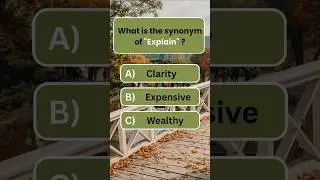 || Synonym Quiz Challenge || #quiz #trivia #learning #shortsfeed