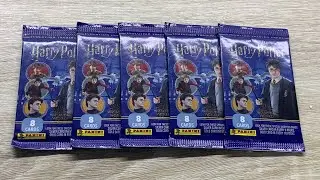 5x HARRY POTTER Evolution Trading Card Packs! ( GOLD CARD PULLED! ) 😱