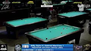 Semifinals:  Billy Dyke vs Gabriel Martinez / 2025 Predator Arcadia CenTex Pool Tour Stop #1