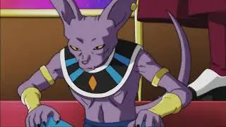 DBS 82 Pride Troopers Toppo speech and his Ginyu style pose vs Goku