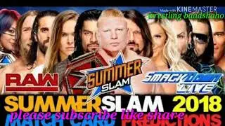 SummerSlam 2018 full match card production