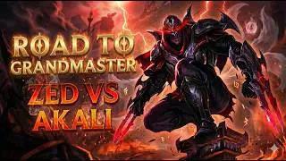 Zed vs Akali in MASTER ELO