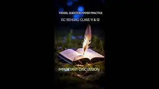 MODEL QUESTION PAPER PRACTICE | GRAMMAR |2025|ISC 