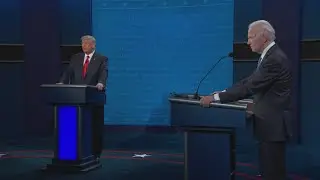 VIDEO NOW: Vice President Joe Biden, President Trump debate election interference
