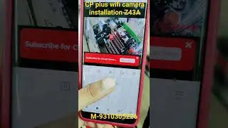 How to Easily Install the Cp Plus WiFi Z43A Camera / #cctvcamera #wificamera
