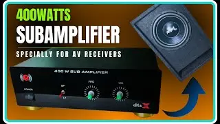 400W SUBWOOFER AMPLIFIER FOR 12 INCH SUBWOOFERS //#SUB AMPLIFIER FOR AVR
