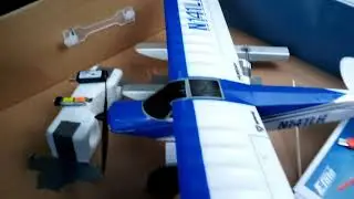 RC Airplane Sport Cub S2 Upgrade: CLEAR WINDOWS! Part 1.