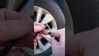 How to fix a flat tire #plugkit #flattire #fixaflat #fixaflattire #plugatire