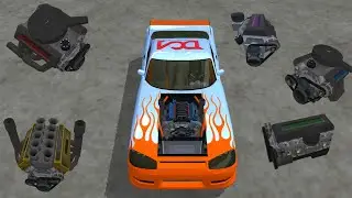 How fast as class a racing cars with default (stock) engine? | Demolition Derby 3