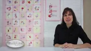 Mylar Swirly Baby Girl Alphabet