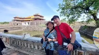 Hue Imperial City (The Citadel) in Vietnam with excellent private tour guide Lan on April 24, 2023