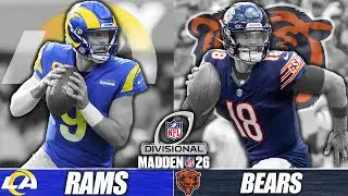 Rams vs Bears | Divisional NFL Playoffs | Madden 26 PS5 Gameplay