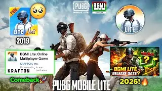 😱Pubg Lite Comeback🤯 Bgmi Lite Update 2026 | Pubg/Bgmi Lite Release Date Confirm!😳 2026 🔥