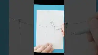 How to Draw an Easter Card: Cute Bird with Umbrella #easter #diyc