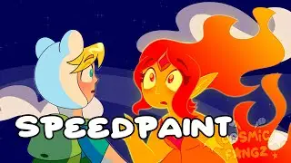Finn X Flame Princess [SPEEDPAINT]