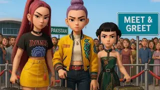 K-Pop Demon Hunters Meet Pakistani Culture | Epic Anime Crossover!