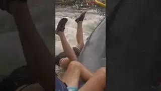 😭 Whitewater rafting can get rough! 🤣 #river #viral #funnyshorts #tennessee #rafting