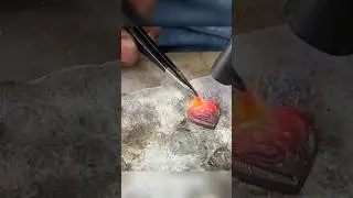 How i make gold jewellery full process #goldsmith #18kgold #jewellery #gold #satisfying #experiment