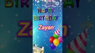 Happy birthday 🎂 Zayan |Colourful theme 🥳 Celebrate 🎉 your special day #birthday#status #wishes
