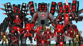 LARGE SPEAKERMAN BOSSES VS CAMERAMAN TITAN VS SKIBIDI TOILETS 1-78! - Garry's Mod​