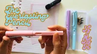 ASMR test out the everlasting pencil with me (soft-spoken, tapping, paper & writing sounds)
