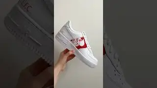 Custom AF1 FC Liverpool⚽️ instagram:@alex_makes_shoes #custom #shorts #sneakers #lfc #customaf1