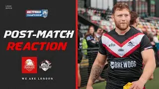 POST-MATCH REACTION: Lewis Bienek following victory over Sheffield