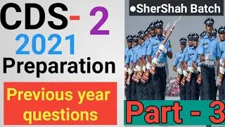 CDS Previous Year Questions PYQ UPSC 2021 | CDS 2 | OTA IMA |