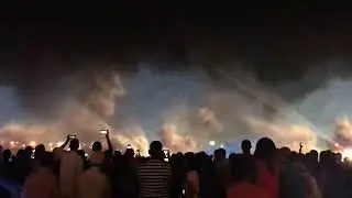 Laser Show Dubai festival city - light, water and fire show