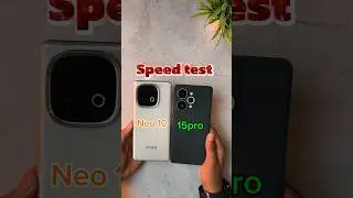 iQOO neo10 Vs Realme 15pro|Speedtest🔥 #realme15pro #iqooneo10 #speedtest