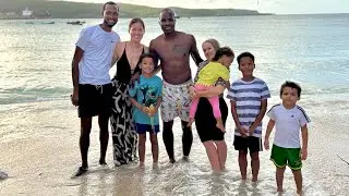 We Finally Met and Celebrated Christmas together on a beach in Jamaica 🇯🇲 