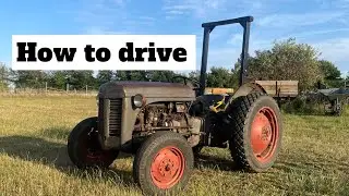 How to drive a Ferguson TEA20