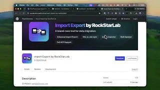 How to Install a WordPress Import Export Plugin | Lesson 1