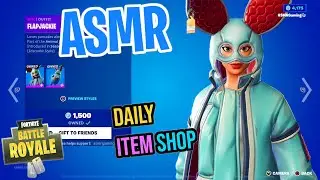 ASMR Fortnite Flapjackie Skin Is Back! Daily Item Shop 🎮🎧 Relaxing Whispering 😴💤