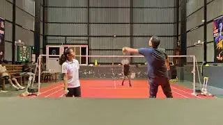 Rachael Defence Smash Training session. 