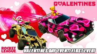 *NEW* Valentines Day Event Is NOW LIVE!! (FREE GOAL EXPLOSION, DECALS & MORE) - Rocket League Update
