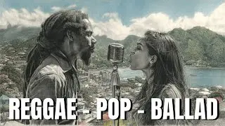 【Reggae Pop Ballad 35】 Harmony Across the Island Bay &ndash; Romantic Reggae Duets in Blue