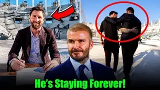 Messi Stays! Beckham&rsquo;s Emotional Message After GOAT Signs New Inter Miami Deal 💖⚽
