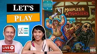 MEEPLES AND MONSTERS Live Board Game Playthrough #107