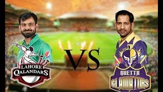 PSL Match 12 Quetta gladiators VS Lahore Qalander Playing 11